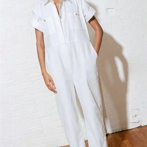 Mara Hoffman Kailyn jumpsuit in white. NWT never worn